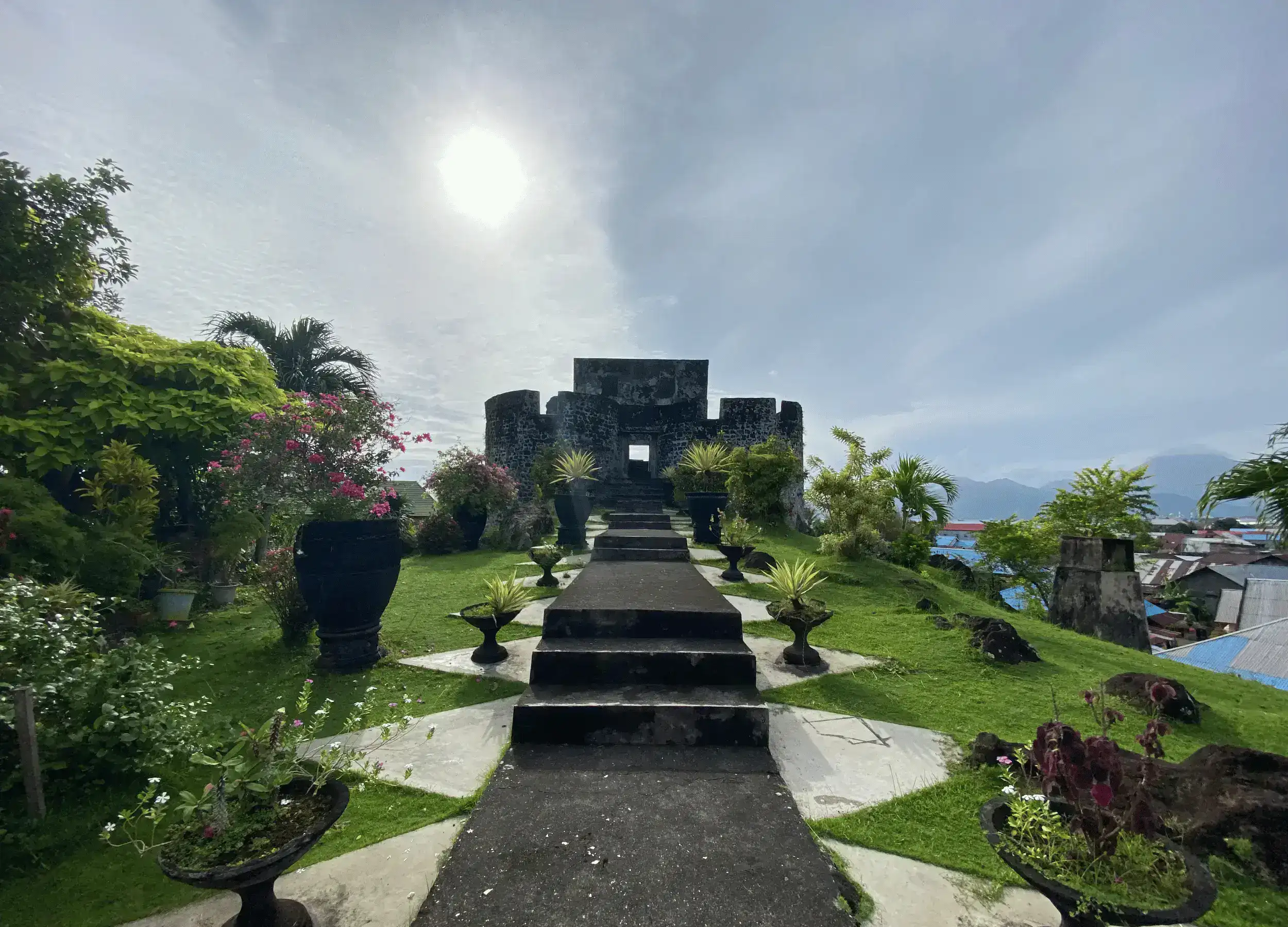 Fort Tolukko in Ternate. 