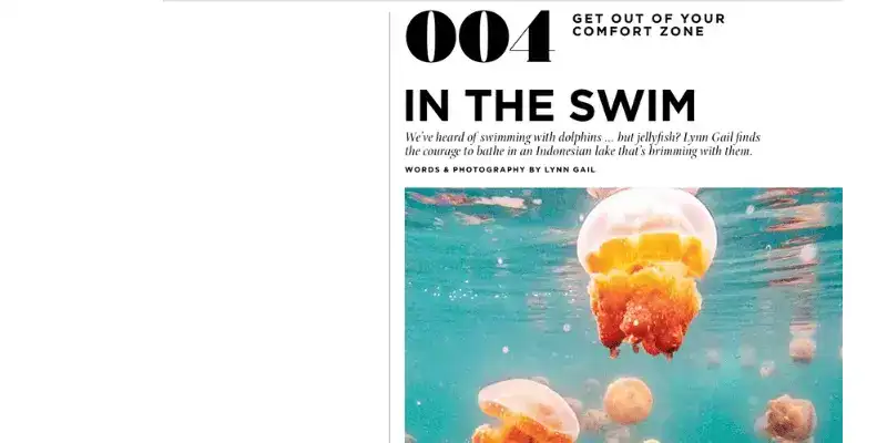 SeaTrek in the press - In the Swim with Jellyfish by Lynn Gail SeaTrek in the press - Swimming with Jellyfish by Lynn Gail