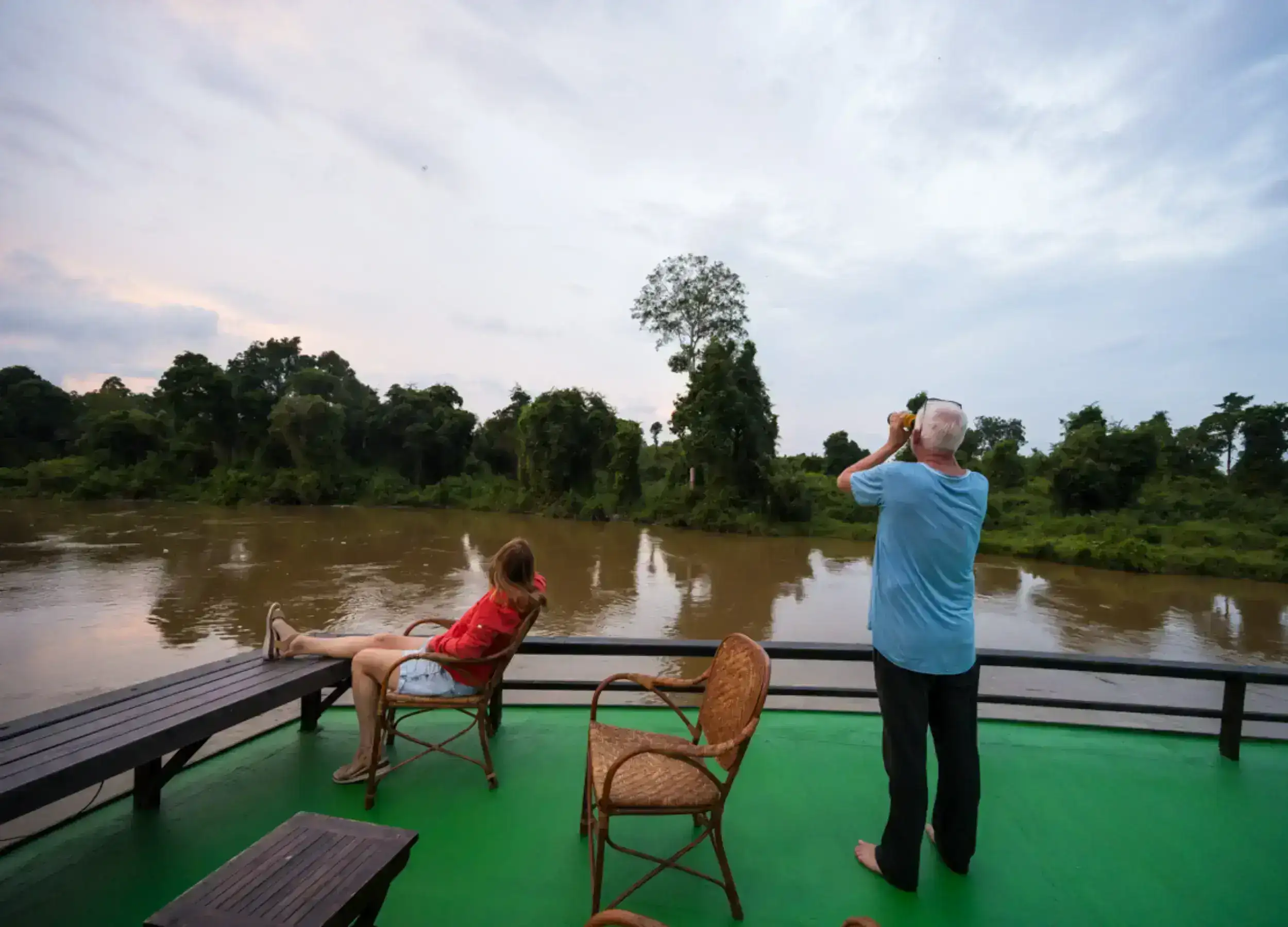 Onboard the Rahai Pangun.