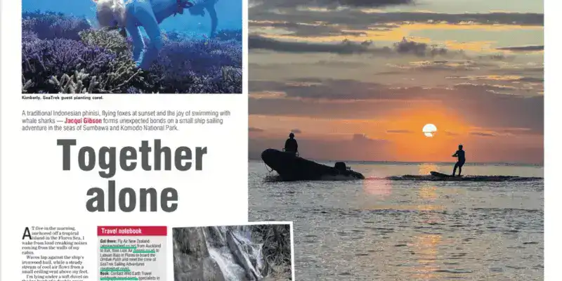SeaTrek in the press - Together Alone - Jacqui Gibson - Otago Daily Times SeaTrek in the press - Together Alone - Jacqui Gibson - Otago Daily Times