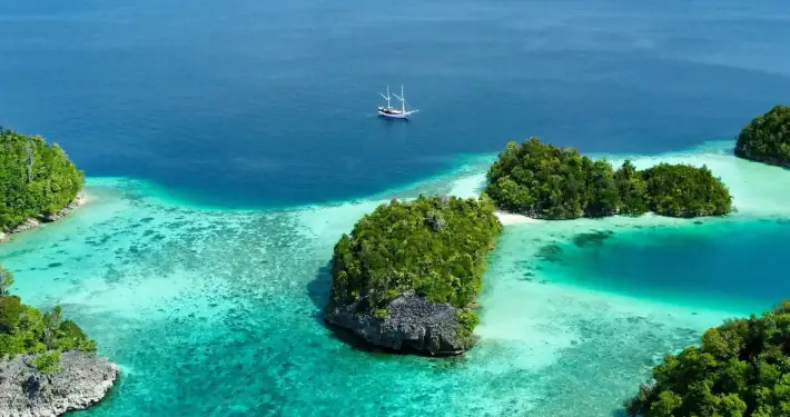Katharina in Pisang Island