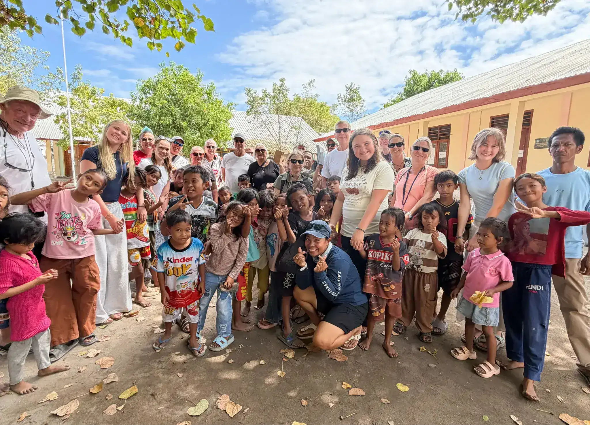 Meeting local people